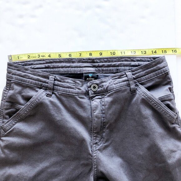 KUHL Kultivatr Straight Leg Pavement Gray Chino Pants Womens 10 - Picture 10 of 10